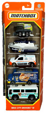 Matchbox 5 Pack MBX City Drivers IV 4 1:64 modellino auto bambini giocattolo set 2024
