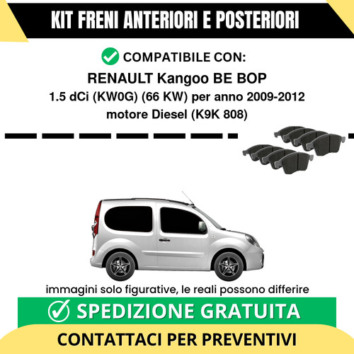 Pastiglie freno ant post - freno,