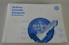 Operating Manual VW T4 Bus