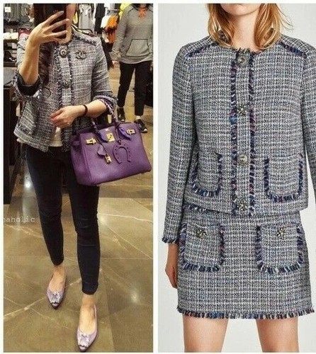 Zara giacca blu - blu, navy