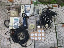 LOTTO VECCHI TELEFONI E RICAMBI VARI APPARECCHI TELEFONICI ANNI '70