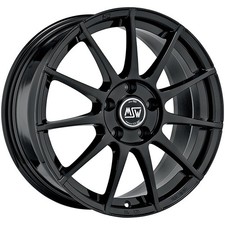 CERCHIO IN LEGA MSW MSW 85 PER MINI CLUBMAN COOPER 7X17 5X112 GLOSS BLACK MOM