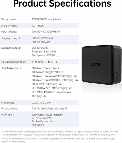 Ltop 100w adattatore - ltop, di