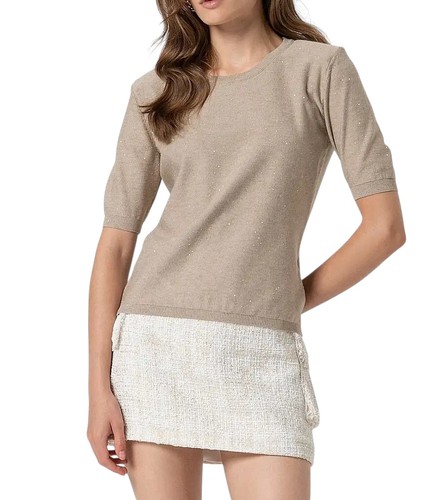 Felpa donna beige fracomina - donna,