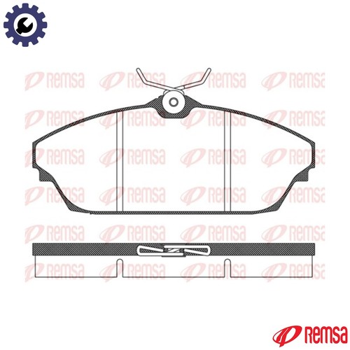 Set pastiglie freno - pastiglie,