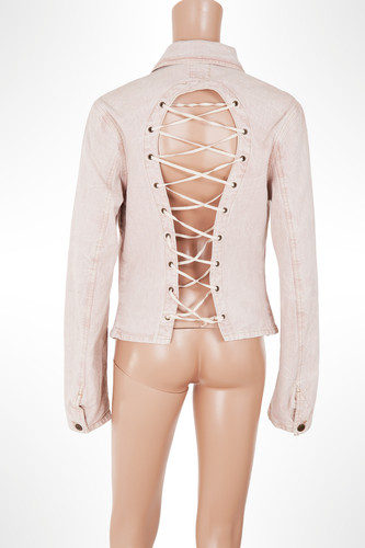 Giacca miss maggie denim - giacca, rosa