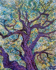 Albero della vita 8x10 dipinto