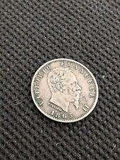 1863 M ITALIA 50 CENTESIMI