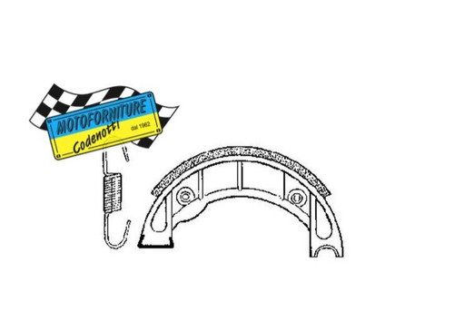 Coppia ceppi freno ant mozzo - coppia,