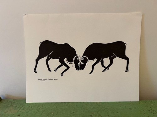 Stampa artistica inuit anni - stampa,