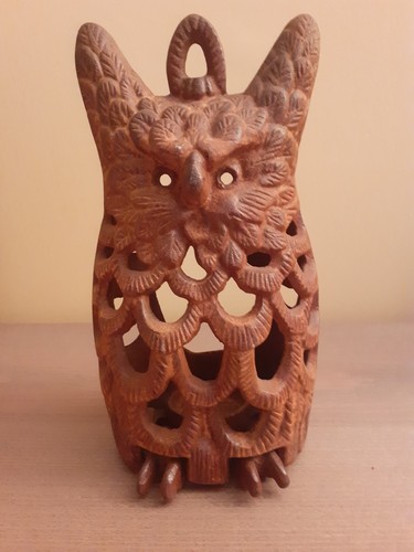 Lanterna ghisa gufo - lanterna,