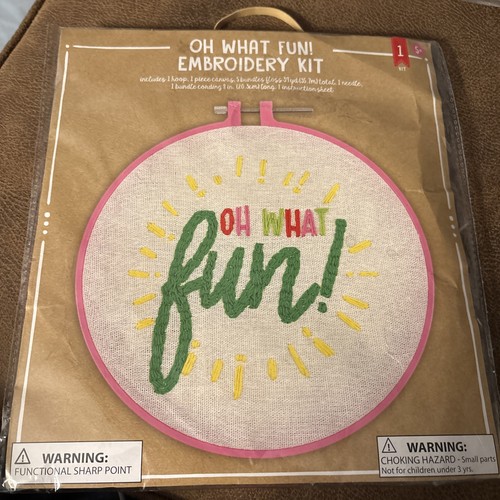 What fun kit ricamo set - kit,