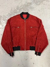 2000s Versace Red Leather