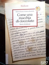 COME UNA MACCHIA DI CIOCCOLATO storie dislessie Donini Brembati - libro Erickson