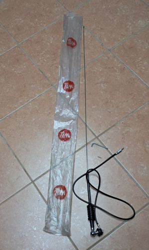 Antenna tlm tetto cromata - tlm,