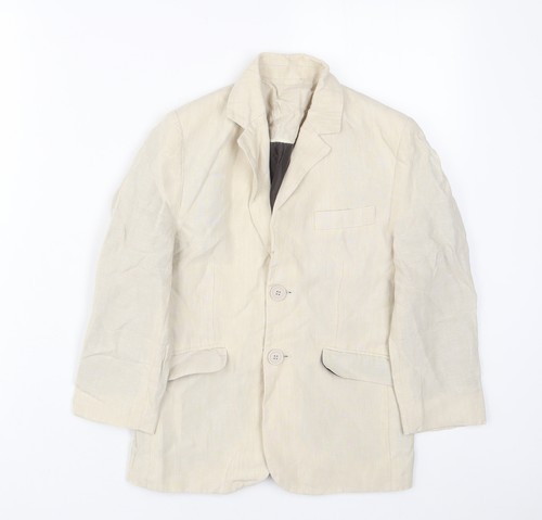 Giacca blazer beige ragazzo