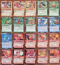 GORMITI serie 1 Prima - Lotto di 20 CARTE in italiano - Senza i Personaggi!