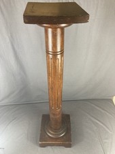 Colonna portavaso in legno Vintage