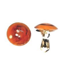 Art. 15 Orecchini Donna Vintage Anni '70's New Old Stock a forma di disco