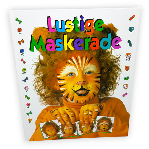 Lustige maskerade schminken - maskerade,