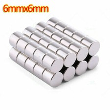 Magneti super potenti 6x6 mm rari dischi di terra magneti rotondi N35 fatti a mano
