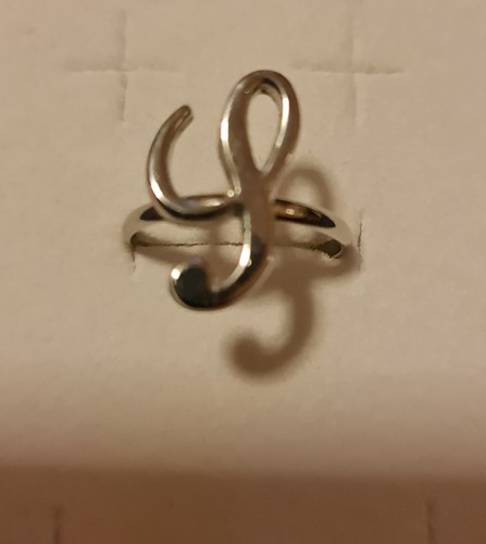 Anello con iniziale donna - iniziale,