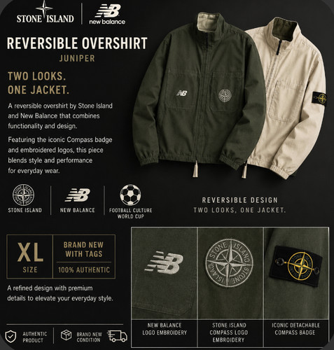 Stone island new balance - island, x