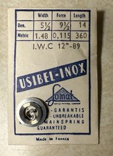 IWC 12” - Cal 89 Mainspring