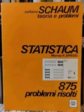 Collana Schaum | Statistica - 875 ESERCIZI - N.4