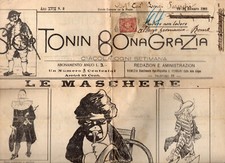 Giornale Sior Tonin Bona grazia Del 19-20 Gennaio 1901