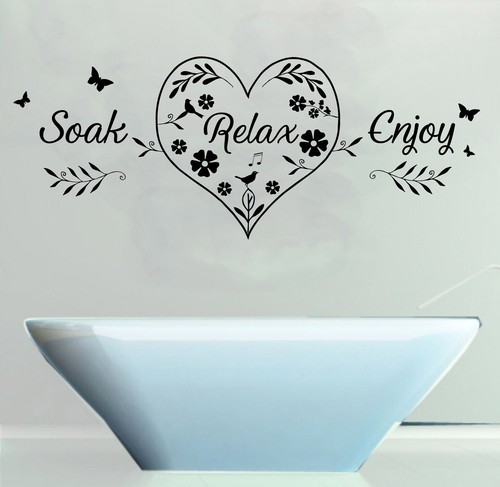 Soak relax enjoy heart - relax,