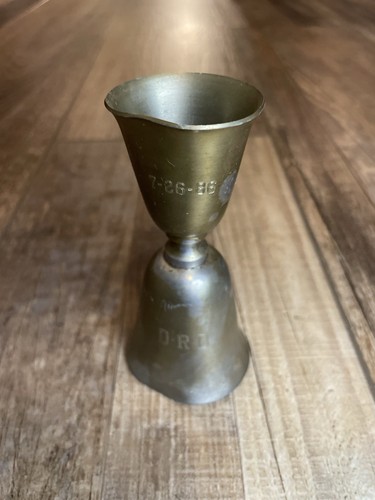 Jigger bar ottone vintage