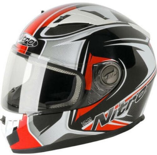 Casco moto integrale nitro - casco,