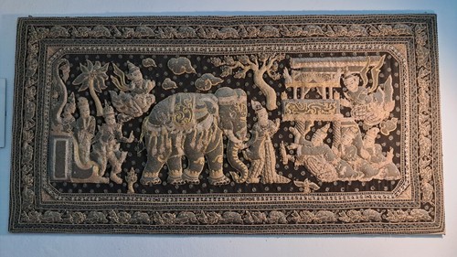 Quadro arazzo birmano