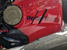 n.2 Adesivi DUCATI CORSE fiancata Panigale V4 con prese aria tutti i colori