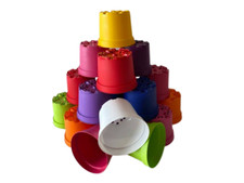 20 VASI PER PIANTE COLORATI DA