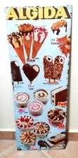 gelati Algida anni 70 80 targa tabella lire insegna cartello lire gelato rara