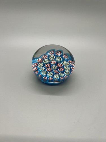 Millefiori round art - art, blown