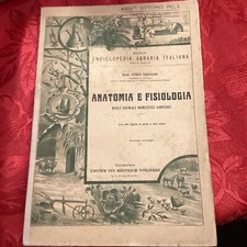 Luigi  Varaldi ANATOMIA E FISIOLOGIA DEGLI ANIMALI DOMESTICI AGRICOLI 1924