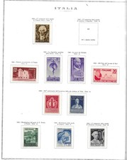 1949  REPUBBLICA ITALIANA      LOTTO    N°   2      10  VALORI    MNH