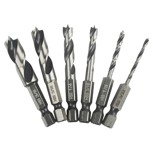 Per trapano legno - trapano, 6pz