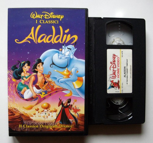 Vhs aladdin classico - aladdin, (1994)
