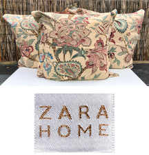 3x Federe Zara Home XL 60x60cm