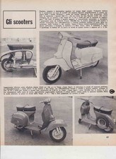 PUBBLICITA' ADVERTISING-LAMBRETTA SPECIAL 200 PIAGGIO VESPA 180 SUPER SPORT 1968