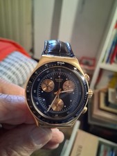 SWATCH IRONY CHRONO 2002 GOLDFINGER SPECIALE JAMES BOND 007 YCG401