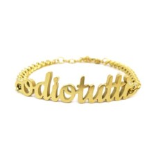 Bracciale ODIO TUTTI Donna