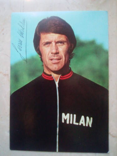 Cartolina ufficiale milan - cartolina,