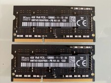 8GB RAM 2X4GB DDR3 PC3L-12800S