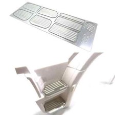 Pedale in metallo decorazione