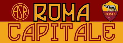 Striscione roma in pvc - striscione,